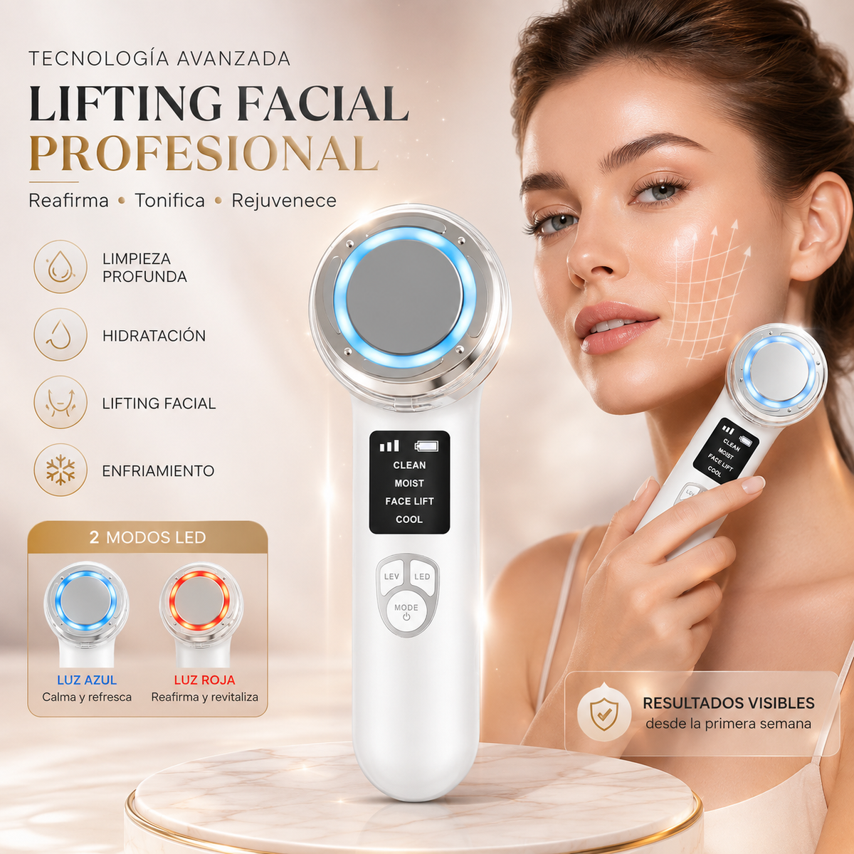 MASAJEADOR FACIAL 5 IN 1