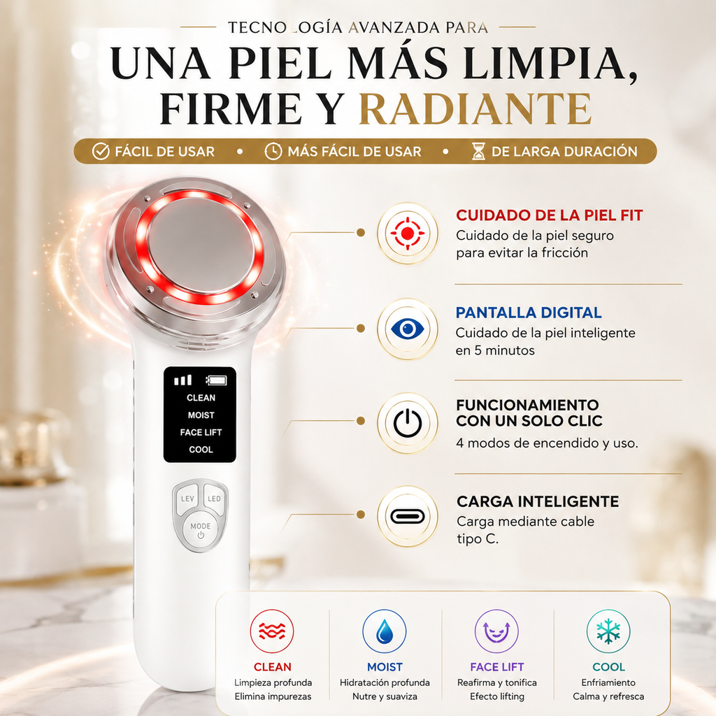 MASAJEADOR FACIAL 5 IN 1